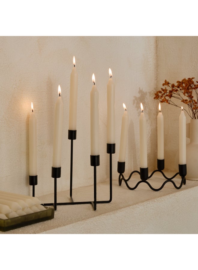 Home Box Unscented Taper Candles - 8 Pack - Image 4